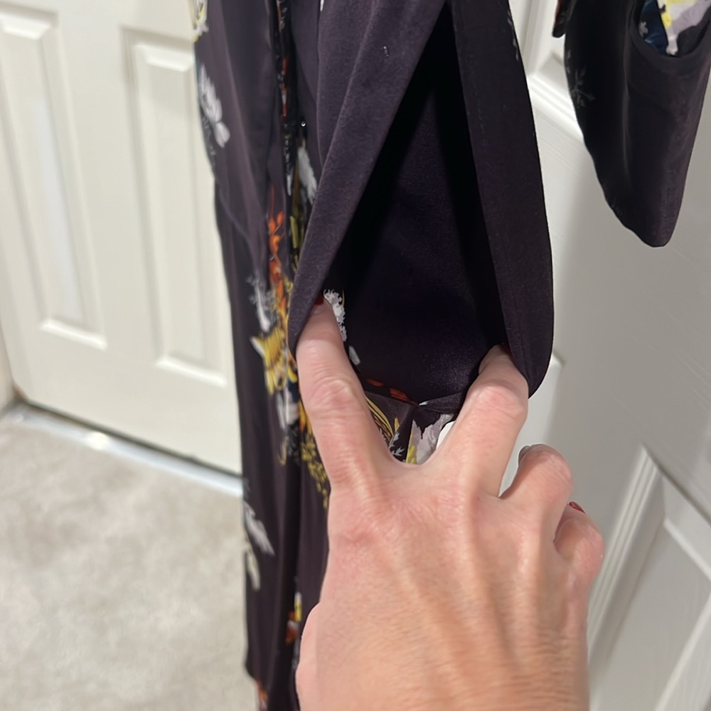 Madewell silk-like wide leg jumpsuit - pristine condition - size S - Picture 7 of 9